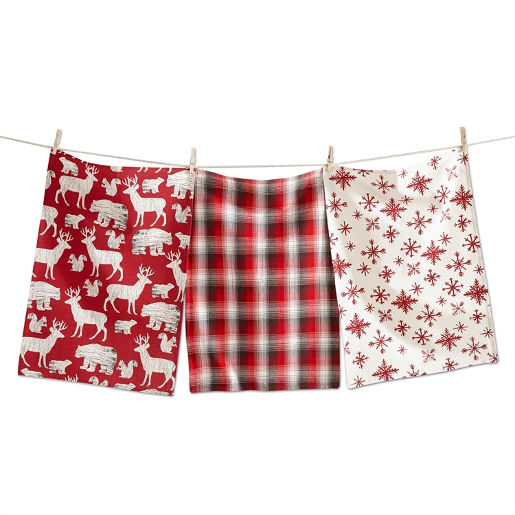 TAG Woodland Grain Dish Towel Set