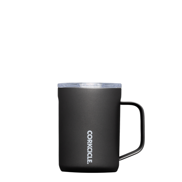 16 oz. Ceramic Slate & Grey Corkcicle Pure Taste Coffee Mug
