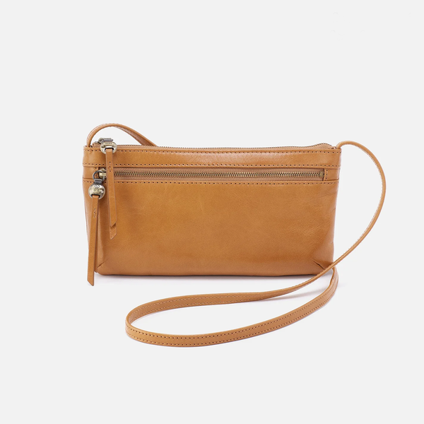 Bellis Boutique HOBO Cara crossbody cross body purse cross over bag clutch mini natural polished stadium sized approved polished leather 