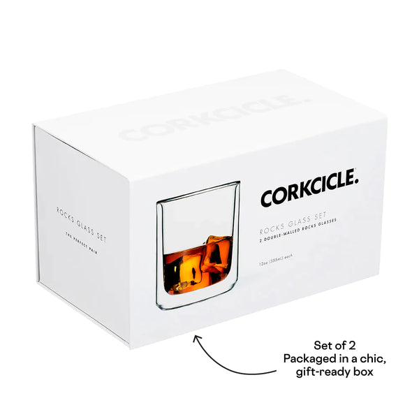 Corkcicle Rocks Glass Set of 2