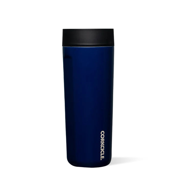 17 oz. Ceramic Gloss Midnight Navy Corkcicle Commuter Cup