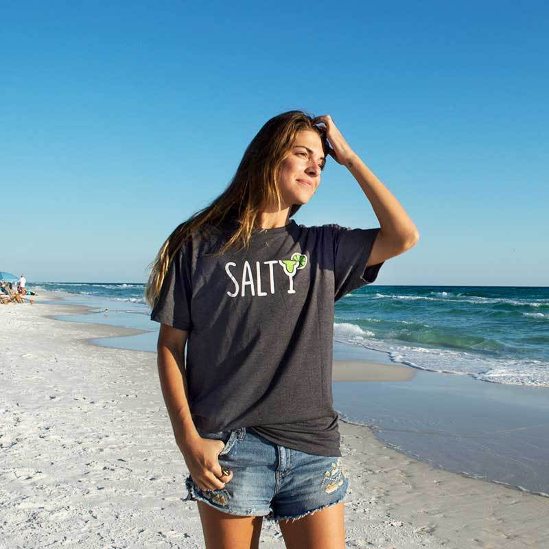 Salty Recycled Tee Black