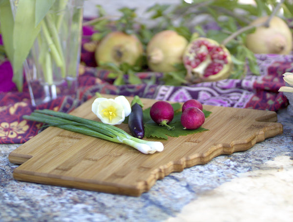 Bamboo Arkansas Cutting and Serving Board