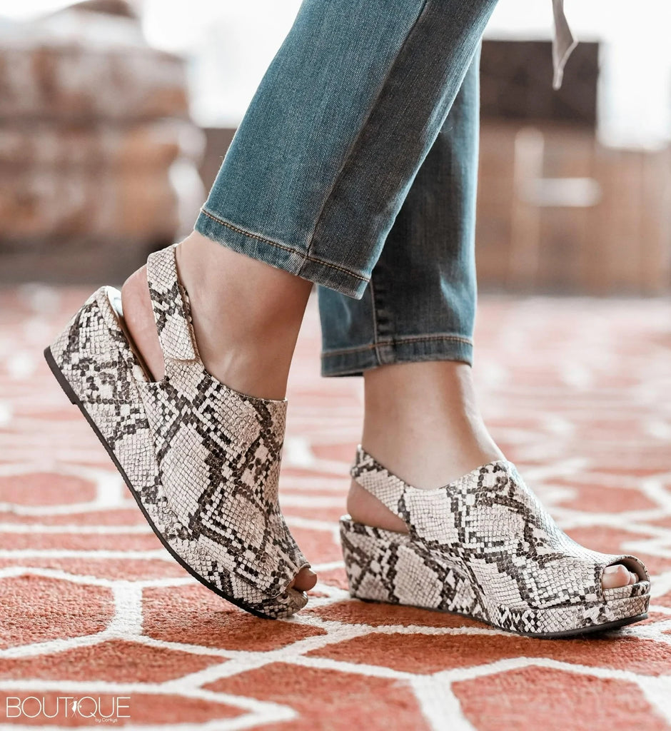 Corkys Peep Wedges
