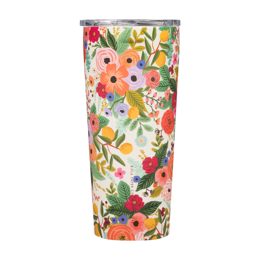 24 oz. Rifle Paper Garden Party Cream Corkcicle Tumbler