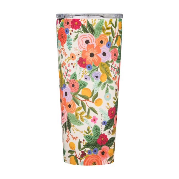 24 oz. Rifle Paper Garden Party Cream Corkcicle Tumbler