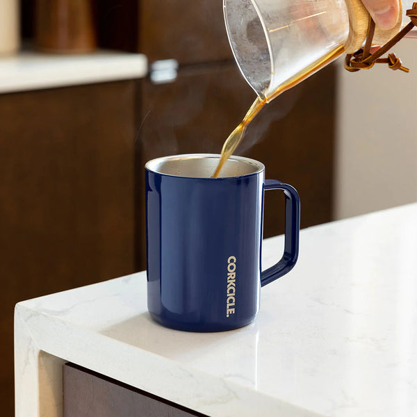 16 oz. Gloss Navy Corkcicle Coffee Mug