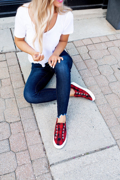 Blowfish Play Frayed Canvas Sneakers