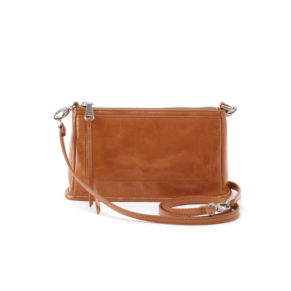 HOBO Cadence Crossbody Convertible Crafted in Polished Leather - Truffle