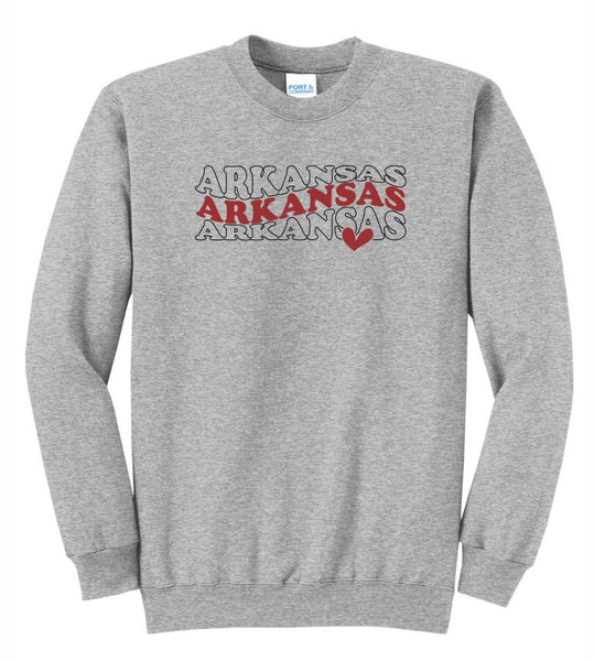 Arkansas Repeat Crewneck Sweatshirt