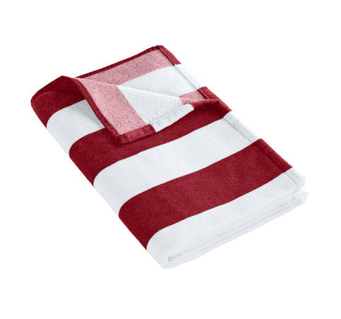Port Authority Cabana Stripe Beach Towel (30" x 60")