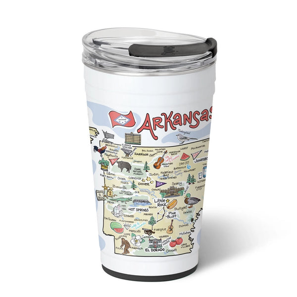 24 oz. Arkansas Swig Life Party Cup