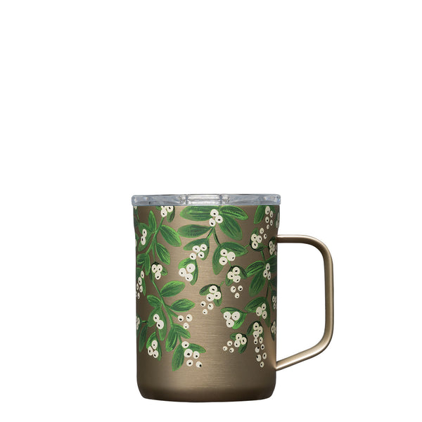 16 oz. Rifle Paper Mistletoe Corkcicle Coffee Mug