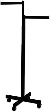 2-Way Rolling Clothing Rack