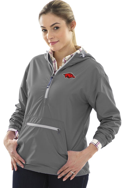 Charles River Arkansas Razorbacks Chatham Anorak Pullover
