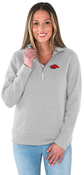 Charles River Women's Arkansas Razorbacks Franconia Quilted Pullover