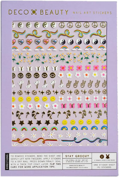 Deco Miami Stay Groovy Nail Art Stickers