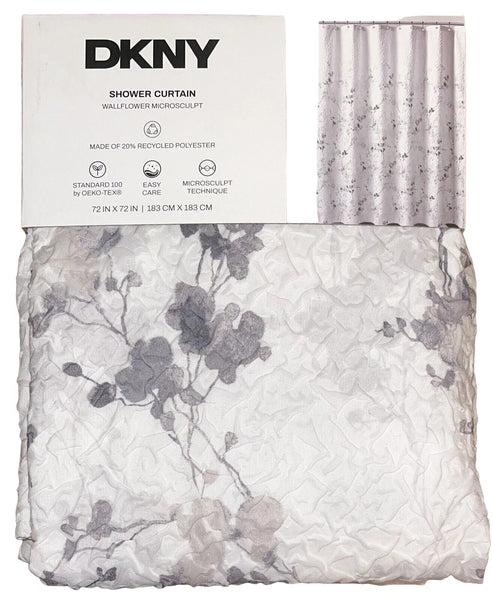 DKNY Wallflower Microsculpt Shower Curtain