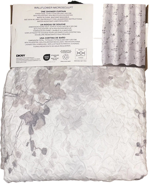 DKNY Wallflower Microsculpt Shower Curtain