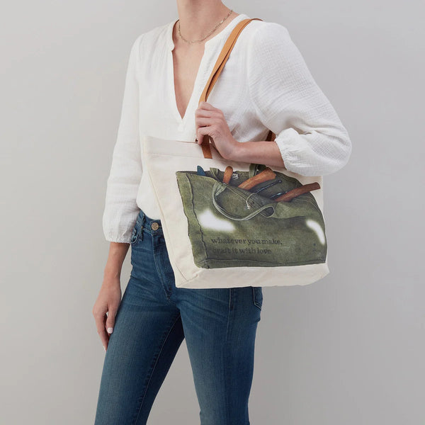 Tool Tote in Cotton Canvas