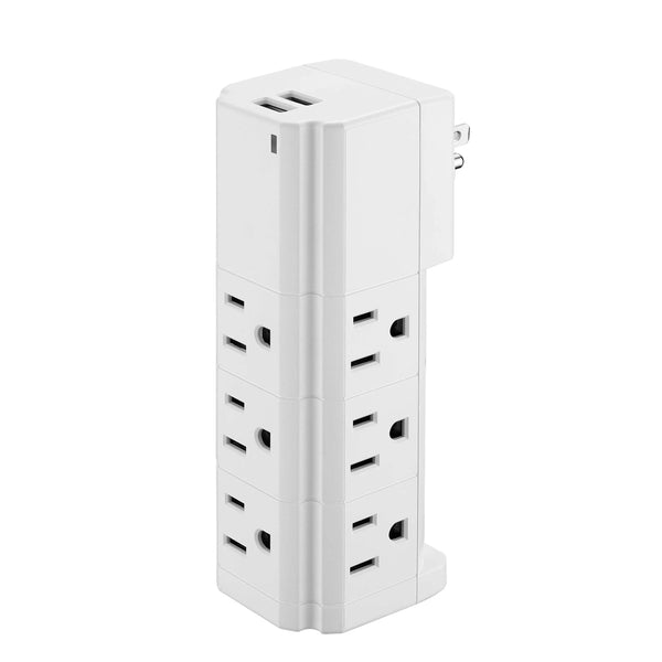 LAX Multi-Plug Surge Protector Wall Adapter