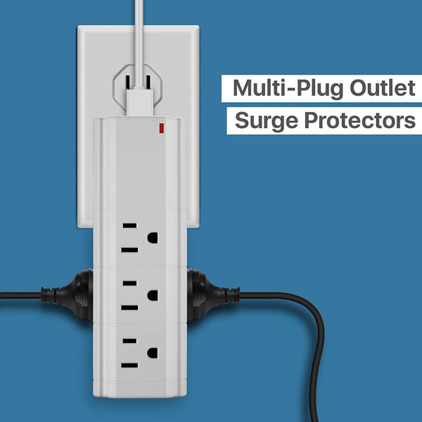 LAX Multi-Plug Surge Protector Wall Adapter