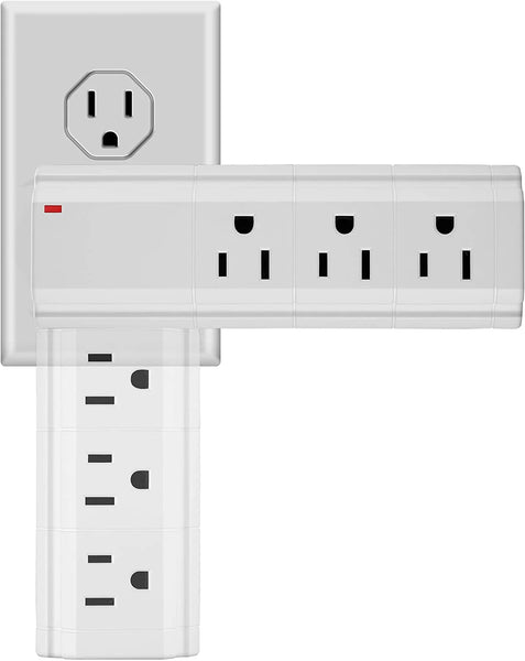 LAX Multi-Plug Surge Protector Wall Adapter