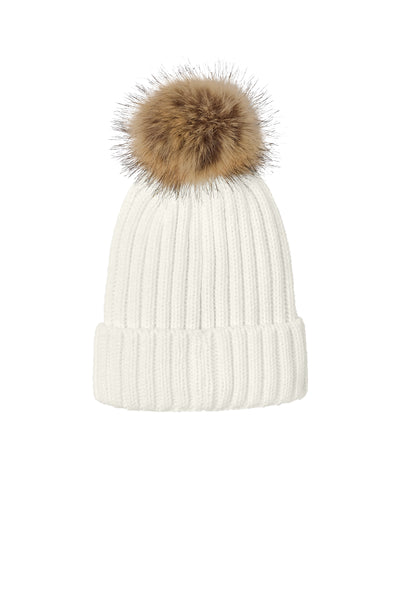 Port Authority Faux Fur Pom Beanie