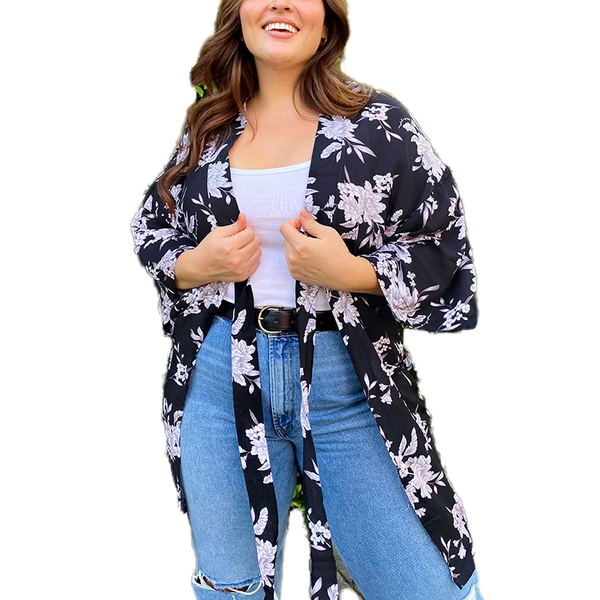 Spiritual Gangster Maya Floral Kimono