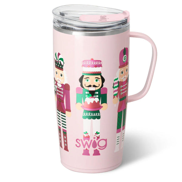 22 oz. Sugar Plum Soldiers Swig Life Travel Mug