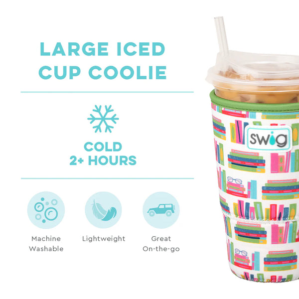 Swig Life Book Club Large Iced Cup Coolie