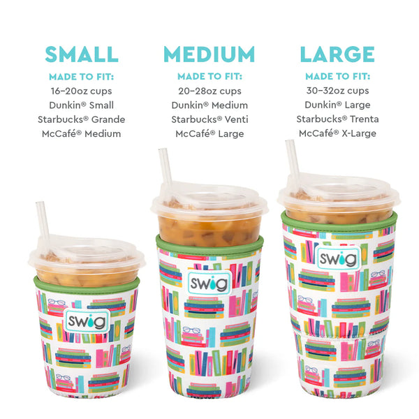Swig Life Book Club Medium Iced Cup Coolie