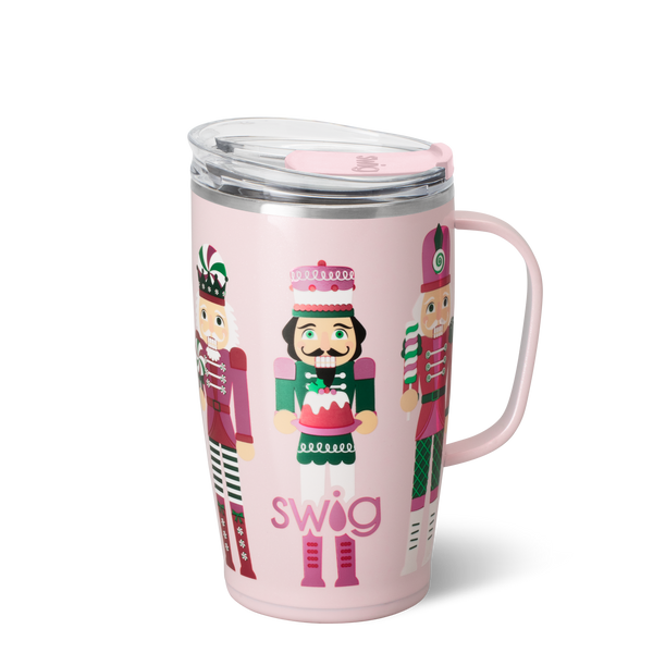18 oz. Sugar Plum Soldiers Swig Life Travel Mug