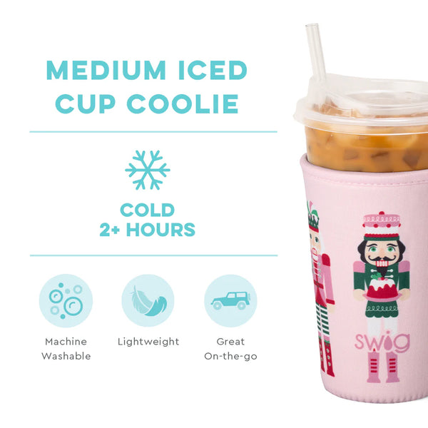 Swig Life Sugar Plum Soldiers Medium Iced Cup Coolie