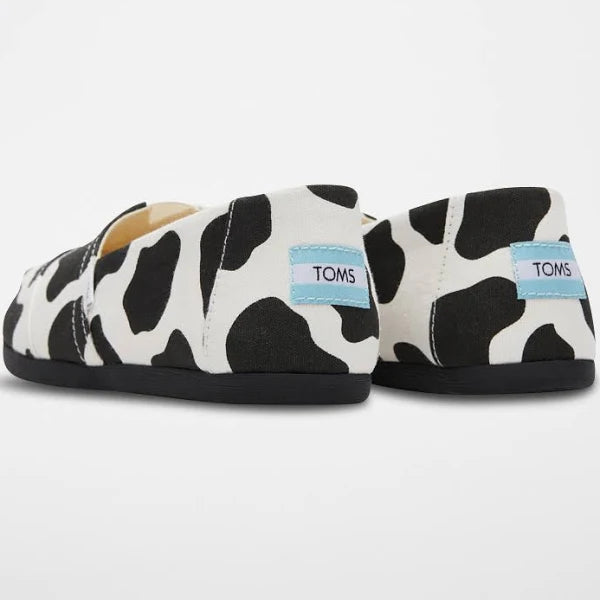 Toms Cow Print Alpargata Slip-on Shoes