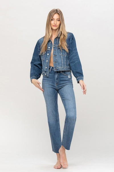 Flying Monkey High-Rise Ankle Jeans