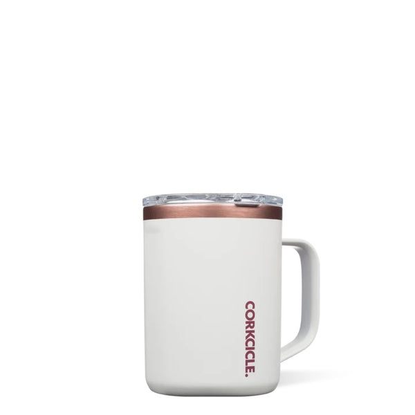 16 oz. Classic Plus White Rose Corkcicle Coffee Mug