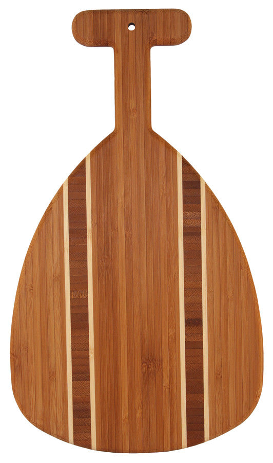 Bamboo Outrigger Paddle Cutting and Serving Board