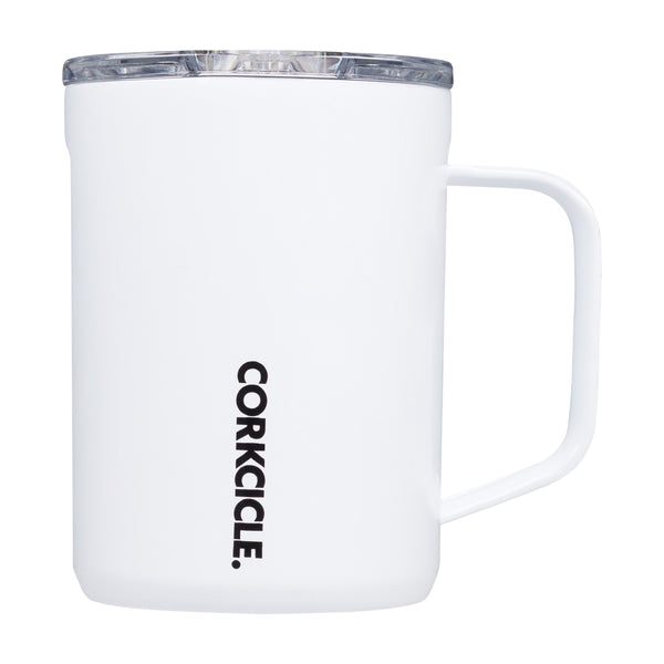 16 oz. Corkcicle Coffee Insulated Mug White