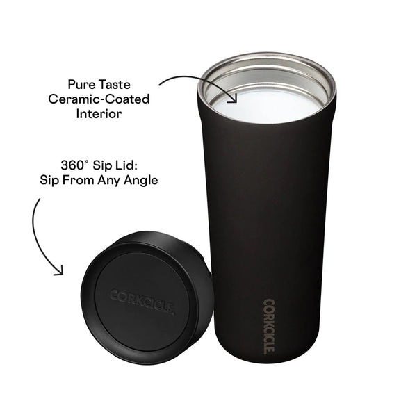 17 oz. Gloss Midnight Navy Corkcicle Commuter Cup