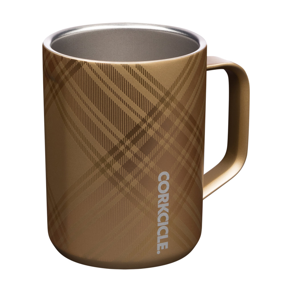 16 oz. Fairisle Gold Corkcicle Coffee Mug