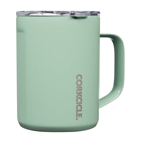 CORKCICLE Tumbler/Coffee Mug 16oz. Stainless Steal/Silicone Bottom NEW Mint