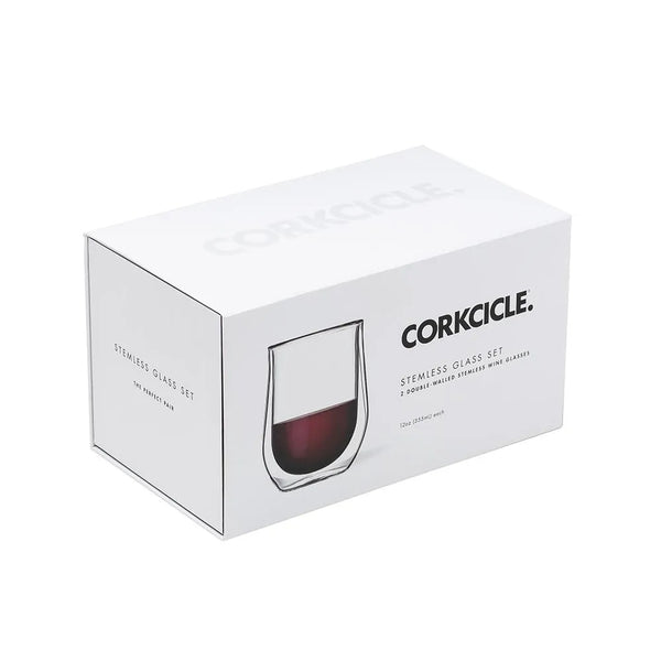 Corkcicle Stemless Glass Set of 2