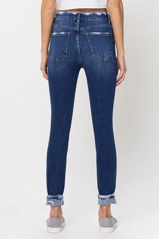High Rise Button Fly Skinny Jeans – Charming Choyce Boutique
