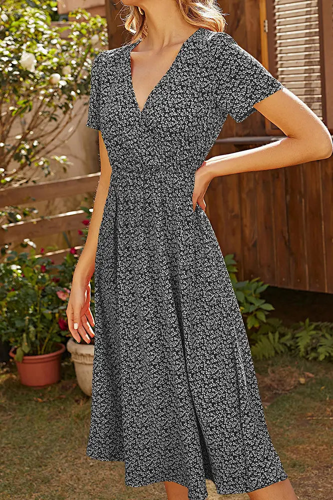 Flowy Floral A Line Dress