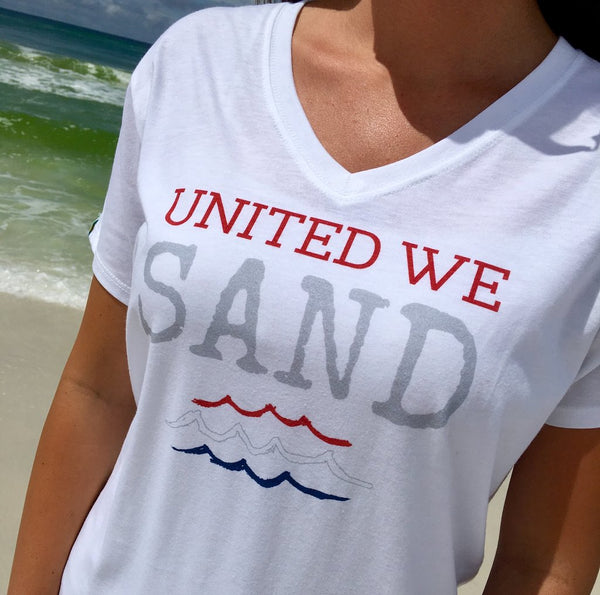 Women's United We Sand Recycled Tee White