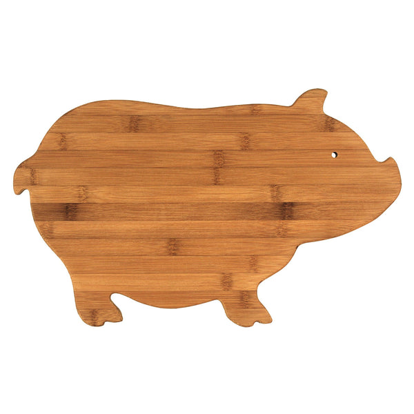 Bamboo Pig Cutting and Serving Board