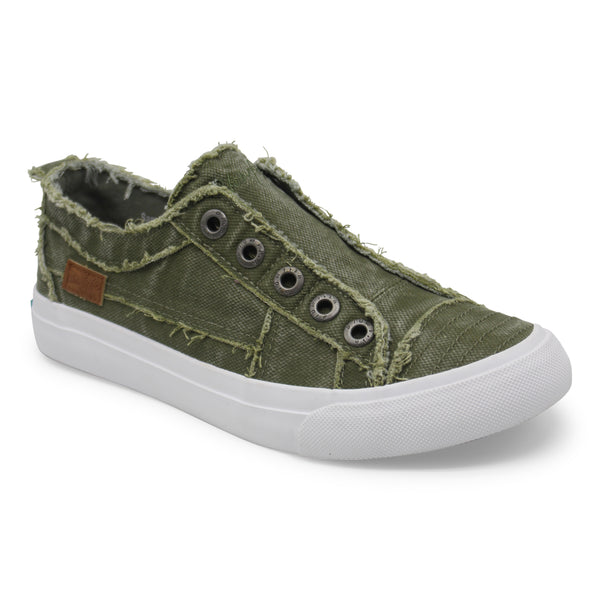 Blowfish Play Frayed Canvas Sneakers Cypress