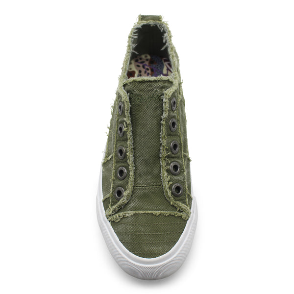 Blowfish Play Frayed Canvas Sneakers Cypress