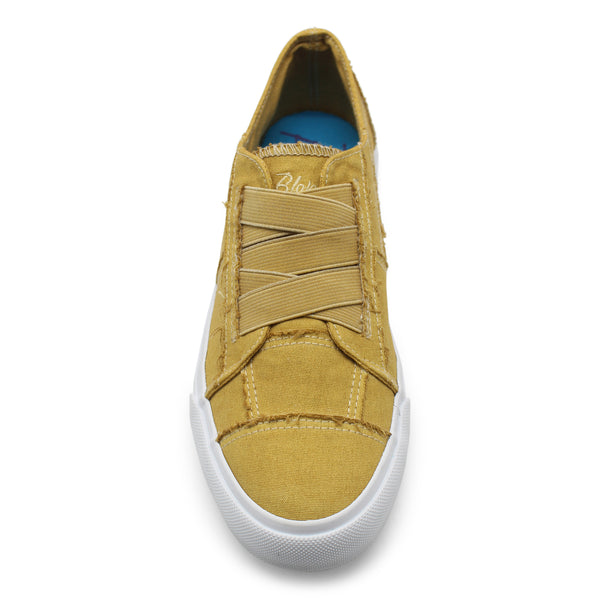 Blowfish Marley Frayed Canvas Sneakers Sunrise Color Wash
